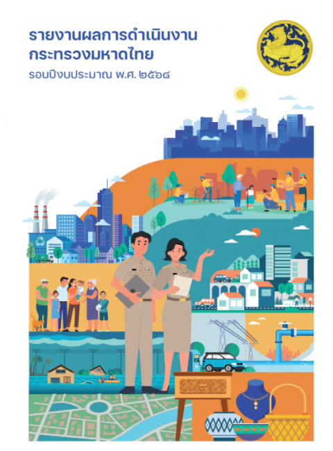 รายงานผลการดำเนินงานกระทรวงมหาดไทยรอบปีงบประมาณ พ.ศ. 2568